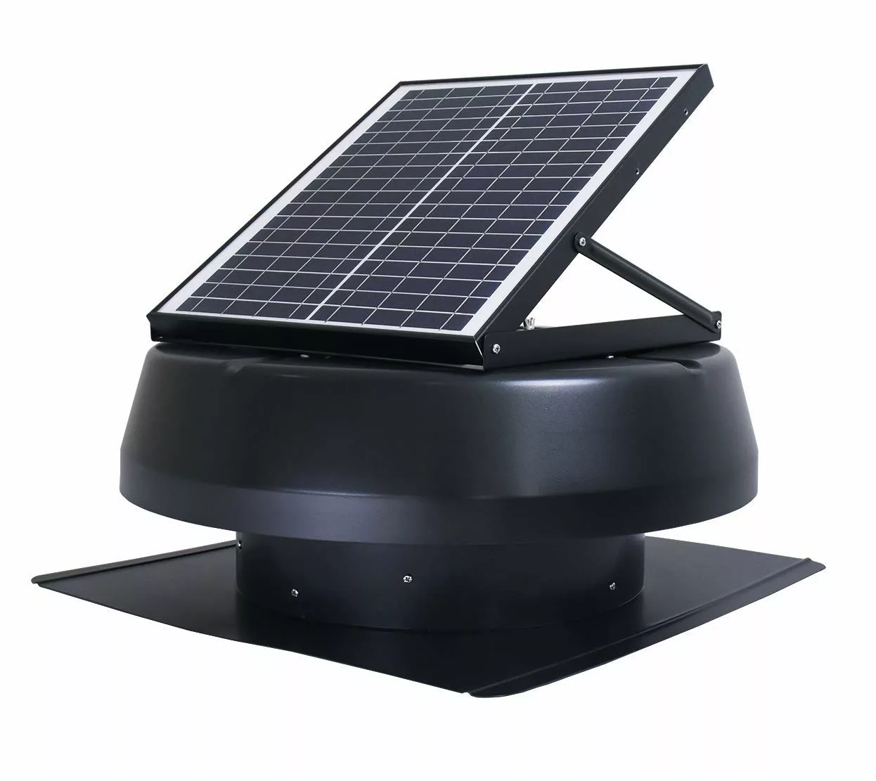 Bust the heat in your shed with this solar roof fan. 
